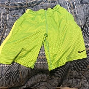 Neon Green Nike athletic shorts size S